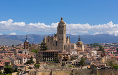 Fototapeta na wymiar Cathedral of Segovia