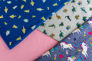 Colored fabrics for furniture and upholstery