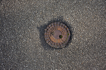 High quality texture of asphalt wirh a hatch. P.S. Cigarettes and gums are not included! (300dpi, 6000x4000)
