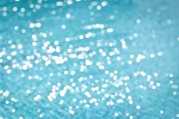 Blurred view, Sparkling water surface for background or graphic decoration.