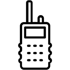 
A handset with antenna representing wireless phone
