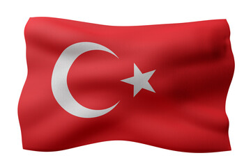 Turkey 3d flag