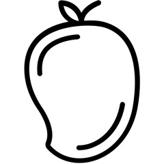 
A mango graphic in a icon depicting pakistan&rsquo;s national fruit 
