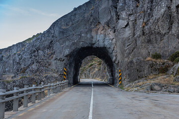 Tunnel of Serra da Estrela in Portugal..