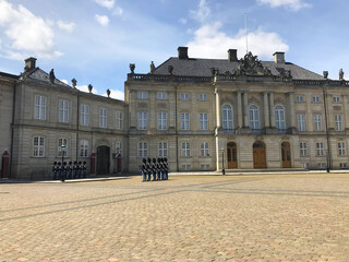 Obraz premium Amalienborg Palace in Copenhagen Denmark