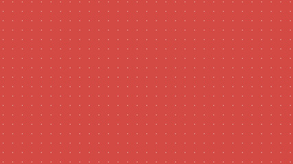 red background with polka dots