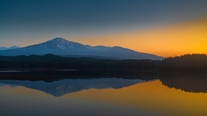 鳥海山　マジックアワー