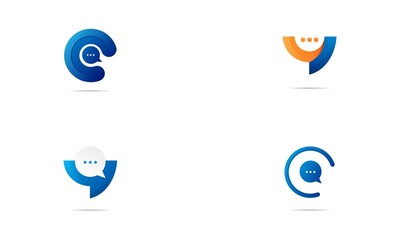 set of abstract icons