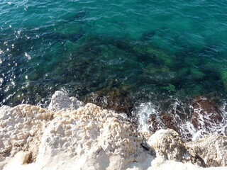 sea and rocks in Benidorm