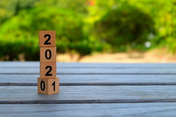 new year from 2020 to 2021