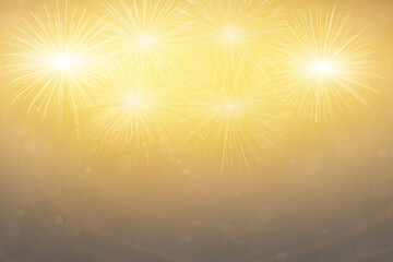 Abstract bokeh and fireworks background for new year 2021, new year decoration for background