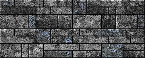 Dark brick wall texture. Decorative plaster, element for design. Background, banner