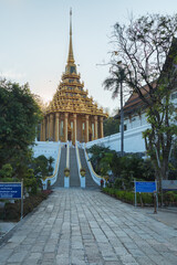 the mondop with the footprint of  Wat Phra Phutthabat, Phra Phutthabat District, Saraburi, Thailand, Since 1624