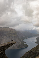 Walking to Trolltunga
