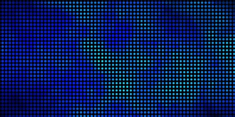 Fototapeta premium Light BLUE vector pattern with circles.