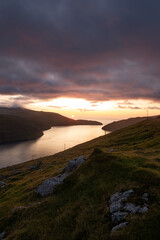 Fototapeta na wymiar Sunset, Faroe Islands