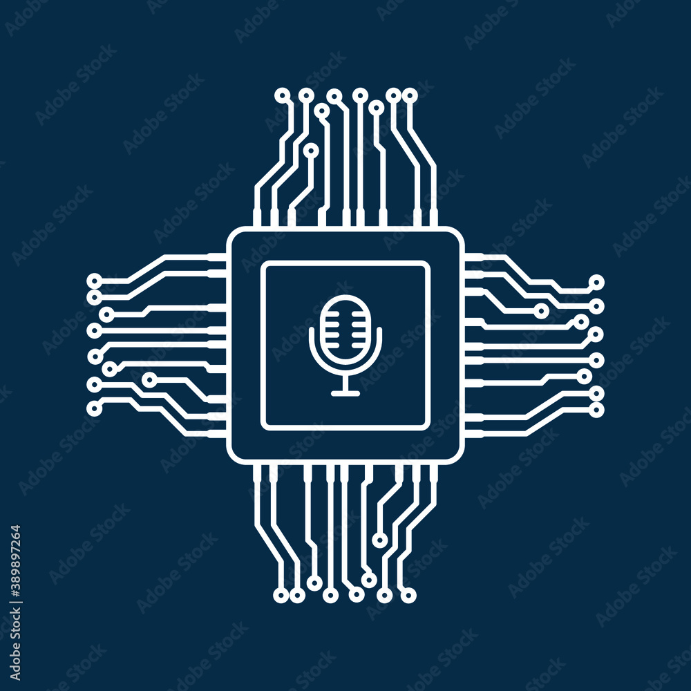 Poster cpu icon. mini cpu sign flat style. processor vector icon. vector illustration