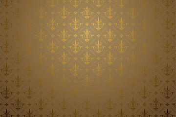 Vintage background with Seamless pattern
