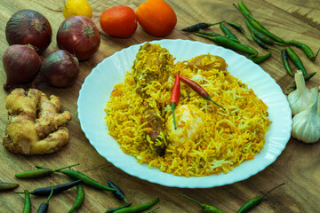 Chicken Biryani Indian Asian rice meal