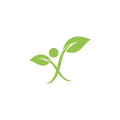Leaf  ecology Logo Template vector