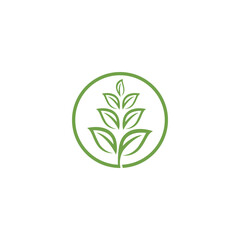 Leaf  ecology Logo Template vector