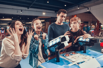 Mom and daughter are happy because they won.