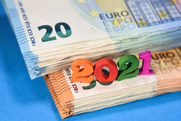euro argent richesse prix cout banque bancaire BCE cours echange change billet 2021