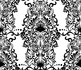 pattern, floral, abstract, design, black, illustration, ornament, flower, art, decoration, wallpaper, white, decorative, leaf, vintage, tattoo, retro, vector, graphic, seamless, nature, texture, decor