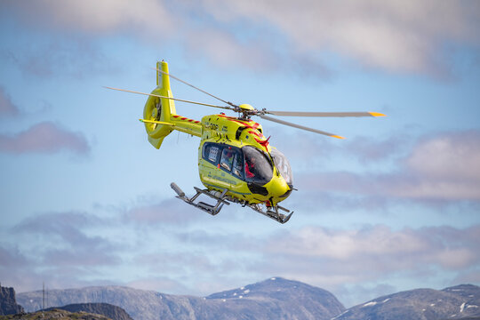 Br&oslash;nn&oslash;ysund Airport was opened on 30 June 1968, On the day 50 years later, Saturday 30 June this year, the airport celebrates its 50th anniversary,medical helicopter - Airbus Helicopters EC145