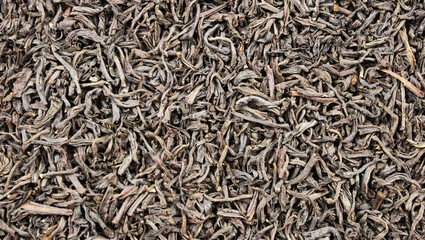 Dry black leaf tea for background