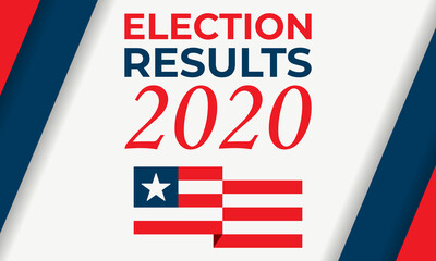 Election results. United States of America Presidential Election 2020. Election Vote 2020. 