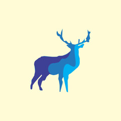 deer silhouette vector