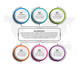 Options infographics template. Infographics for business presentations or information banner.