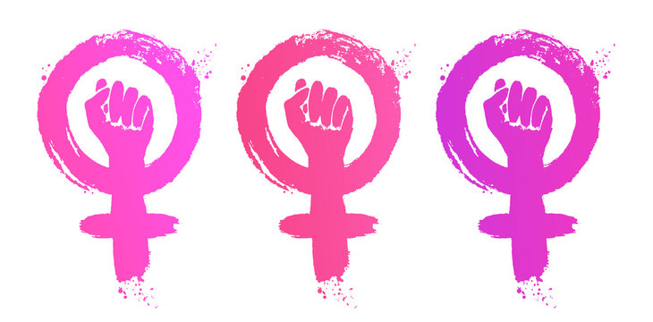 Vector collection of Feminism symbol