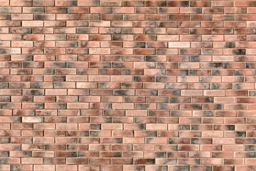 New brick wall texture background. Empty. Copy space