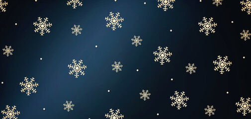 Fototapeta na wymiar Christmas snowflake pattern - overhead view flat lay