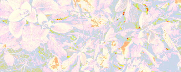 Fototapeta na wymiar Blue Botanic Print. Orange Leaf Texture. Pink Silk Backdrop. White Cool Canva. Bright Fantasy Banner. Pastel Fresh Banner. Bright Abstract Texture.
