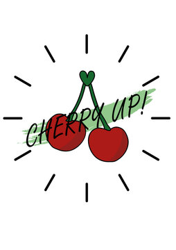 Cherry Up! Cherry Posicional Vector. 