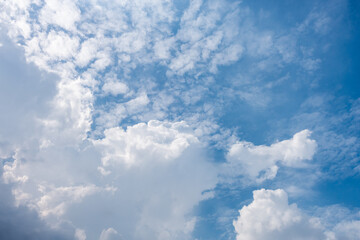 Cloudy sky in the morning