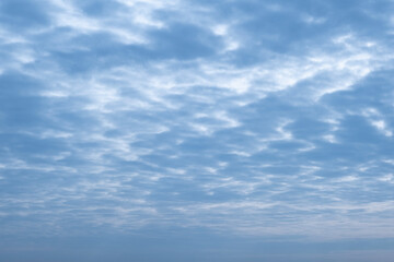 Cloudy sky in the morning