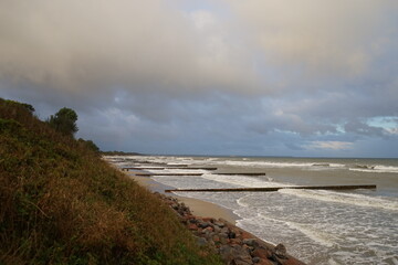 coast of the Baltic Sea in the city of Zelenogradsk