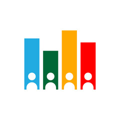 Exit polling icon vector illustration