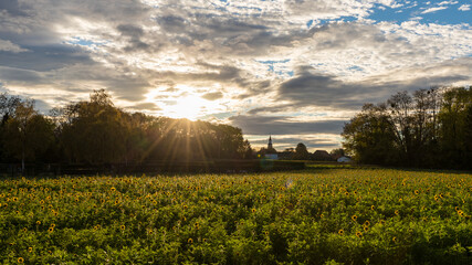 Colored fall landscape in Souffelweyersheim in France © Aurelien KEMPF-PIKSL