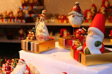 santa claus with gifts