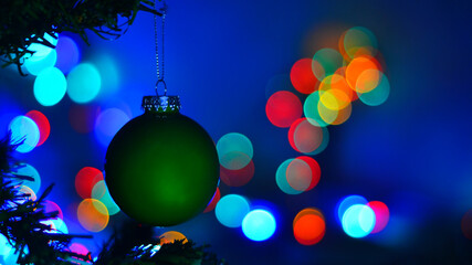 Fototapeta premium christmas tree decorations