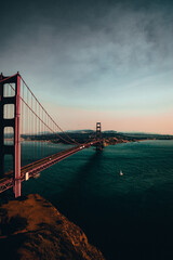 golden gate bridge at sunset © Jake