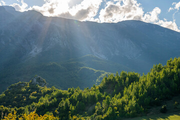 Beautiful and quiet nature landscape.