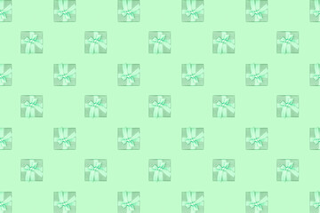 Obraz premium Seamless pattern for gifts.Background on the theme of the holiday and gifts.