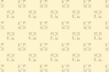 Seamless pattern for gifts.Background on the theme of the holiday and gifts.