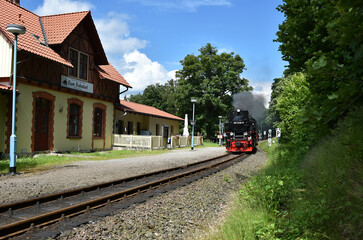 Harzer Schmalspurbahn in Güntersberge